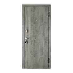 Дверь металлическая Tarimus Семейная МДФ бетон темный 96*205 см правая - фото