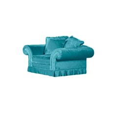 Кресло Ампир голубой - фото