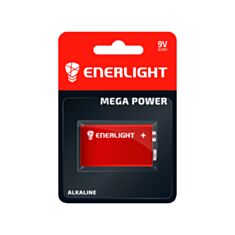 Батарейка Enerlight Mega Power 6LR61 Alkaline 9V 1 шт - фото