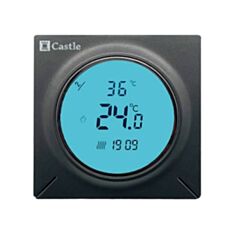 Терморегулятор для теплого пола Castle AC829H WiFi Grafit - фото