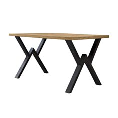 Стол обеденный Металл-Дизайн Виннер 115*75 см дуб античный/черный - фото
