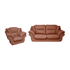 Комплект мягкой мебели Britanika коричневый - фото