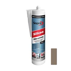 Герметик силиконовый Soprо Sanitar Silikon 310 мл песочно-серый - фото