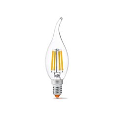  Лампа светодиодная Videx 299037 Filament LED C37FT 6W E14 4100K 220V - фото