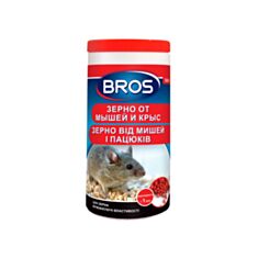 Родентицидний засіб Bros зерно від мишей і пацюків 300 г - фото