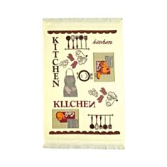 Полотенце кухонное Akipek 123334 Кухня велюр 40*60 - фото