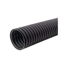 Труба гофрированная Cable Tech ПВХ 20 мм черная - фото