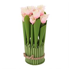 Декоративний букет тюльпанів Elisey 8931-013 рожевий - фото