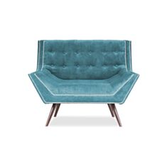 Кресло DLS Монро голубое - фото