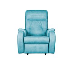 Кресло реклайнер Pavane 1 голубое - фото