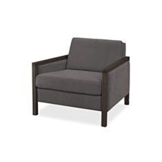 Крісло DLS Магнум Wood темно-сіре - фото