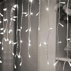 Гірлянда Бахрома 1505-03 200 LED 5*0,5 м білий - фото