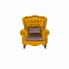 Кресло Дарио желтый - фото