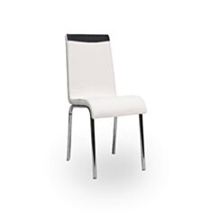 Кресло обеденное металлическое H-161 белое - фото