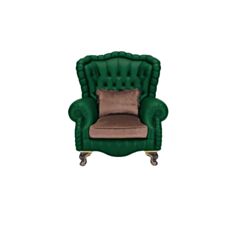 Кресло Дарио зеленый - фото