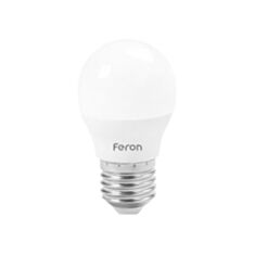 Лампа світлодіодна Feron LB-195 G45 230V 7W E27 4000K - фото