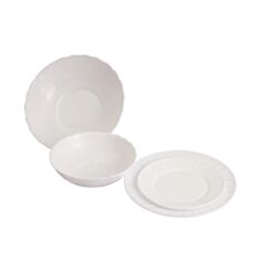 Набір тарілок Vittora Blanco VT-419W 19 предметів - фото