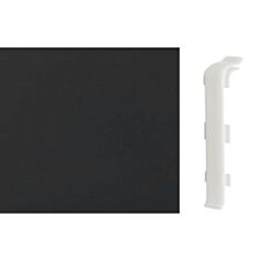 З’єднання для плінтуса Arbiton Indo70 220 чорне матове 2 шт - фото