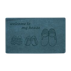 Килим Dariana My House шерсть 68*120 см синій - фото