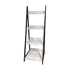 Стеллаж Металл-Дизайн Дуо аляска/черный - фото