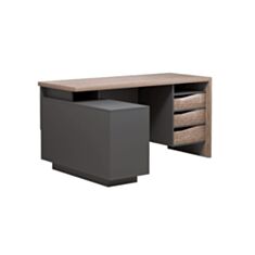 Стол компьютерный Connect 3 L дуб сонома трюфель антрацит - фото