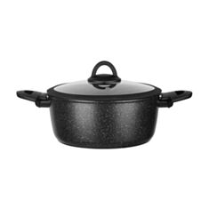 Кастрюля з кришкою низька Ringel Zira RG-21006-24 24 см 4,1 л - фото