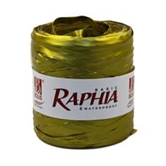 Лента рафия President Decor LR206 5 мм золотая - фото