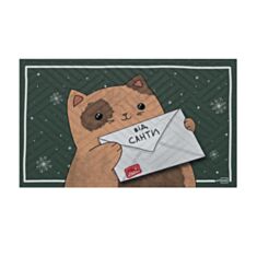 Килимок під двері текстильний Artimat К-602-161 45*75 см - фото