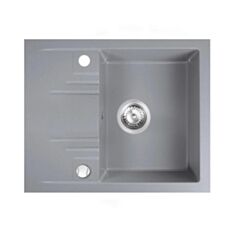 Кухонная мойка Ferro Mezzo II DRGM48/58GA серая - фото