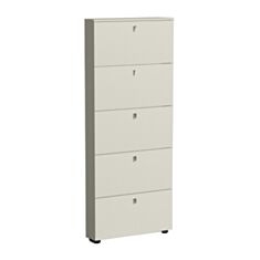 Тумба для обуви №2 LuxeStudio белое дерево - фото