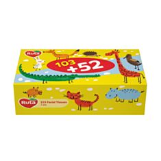 Серветки косметичні Ruta Kids двошарові 155 шт - фото
