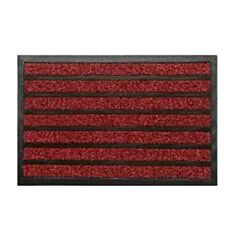 Килимок під двері Dariana Grass Stripe 45*75 см червоний - фото