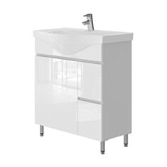 Тумба Ювента Моніка М4-75 з умивальником Vittoria 75 см - фото