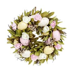 Декоративний великодній вінок BonaDi 743-800 37 см - фото