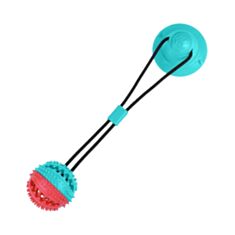 Іграшка для собак Bronzedog Силовий м'яч на канаті з присоскою 0109/Т - фото