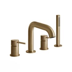 Змішувач для ванни Gessi Warm Bronze Brushed 54037.726  - фото