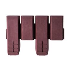 Набір Огорожа для клумб і грядок Алеана 127076 темно-коричневий - фото