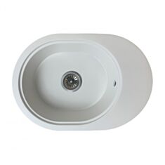 Кухонная мойка Adamant Ovale 61*42*18 см білий-1 - фото