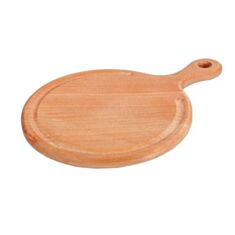 Дошка кругла з ручкою Mazhura Chef mz370845 25*35 см - фото