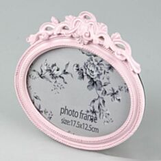 Фоторамка овальна рожева 009CT - фото