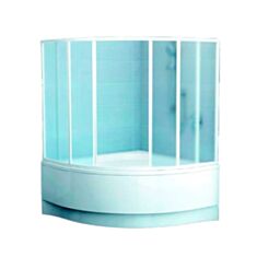 Шторка для ванной Ravak VDKP4 Gentiana прозрачная 150*150 с дефектом - фото