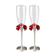 Весільні келихи "Троянди" 026G - фото