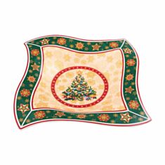 Блюдо фигурное Lefard Christmas Collection 986-007 26*26 см - фото