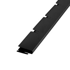 Профіль повздовжній Kraft 40*600 мм чорний - фото