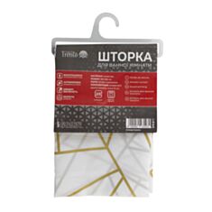 Шторка для ванны Trento Геометрия 180*180 см - фото