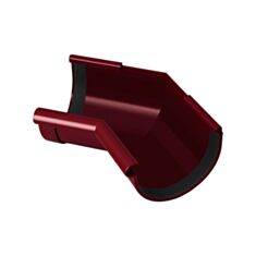 Кут ринви внутрішній Rainway 135° 130 мм червоний - фото