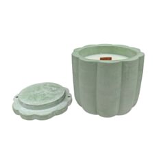 Свічка ароматична 4'est English Garden у гіпсовому кашпо 250 мл - фото