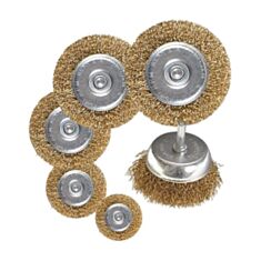 Набір щіток для дрилі Matrix 744969 6 шт  - фото