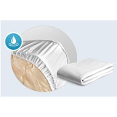 Наматрасник Iglen махровый непромокаючия с резинкой чехол 160*200 - фото