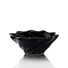 Ваза Eterna 0010 30,5*30,5*11,5 см черная - фото